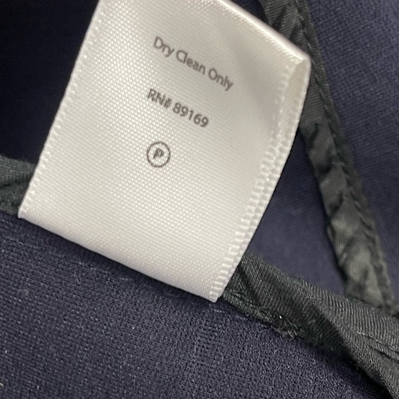 ATM Anthony Thomas Melillo Bonded Wrap Front Mini Skirt Navy Blue 2 Clueless - Picture 10 of 13